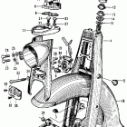 CA200 Front fork @ front fender  @ horn