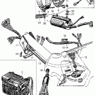 CA100 Headlight @ battery @ wire harness