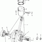 CA105T Коленвал и поршни