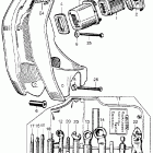 CA102 Front cover @ air cleaner  @ tool