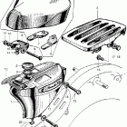 CA100 Fuel tank @ seat