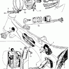 CA110 Headlight @ battery @ wire harness