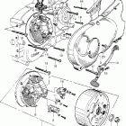 CA100 Points @ left crankcase cover