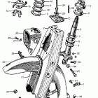 CA72 Front fork @ front fender