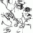 CB77 Wire harness @ battery