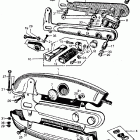 CA77 Swingarm @ chain case