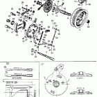 CB92 Front wheel @ front brakes