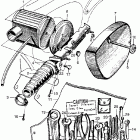 CA95 Air cleaner @ tool case  @ tools