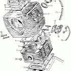 CA95 Цилиндр и головка цилиндра