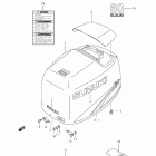 DF60/DF70 Крышка двигателя (model:98~02)