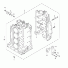 DF150/DF175 Блок цилиндров