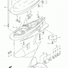 DF200 Картер (Gear Case) (DF200T, DF225T, 250T)