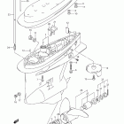 DF200/DF225/DF250 Картер (Gear Case) (DF200Z, DF225Z, 250Z)