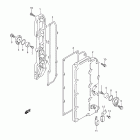 DF200/DF225/DF250 Кожух глушителя