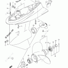 DF 70TLK7 Gear Case (Model:01%09)