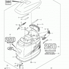 DF200 Капот (df250s)