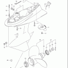 DF140T,Z Картер (Gear Case) (DF140Z)