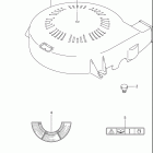 DF90/DF115 Крышка механизма маховика