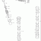 DF90/DF115 Распределительный вал