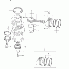DF200/DF225/DF250 Коленвал