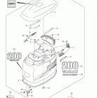 DF200/DF225/DF250 Капот (df200)