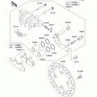 Brute Force 650 4x4i (KVF650-F8F) Передний тормоз
