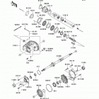 KFX700 (KSV700-B6F) Карданный вал - задний