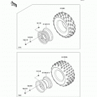 KFX450R (KSF450-B8FA) Колеса,покрышки
