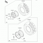 Brute Force 650 4x4 Hardwoods Green HD (KVF650-E7F) Колеса,покрышки