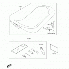 KFX90 (KSF90-A7F) Сидение