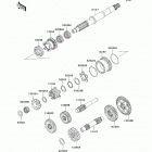 Brute Force 650 4x4i (KVF650-F8F) Трансмиссия