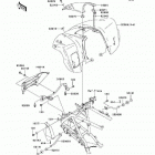 KFX700 (KSV700-B6F) Переднее крыло(ья)