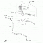 KFX90 (KSF90-A7F) Главный тормозной цилиндр,передний