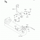 Brute Force 650 4x4 Hardwoods Green HD (KVF650-E7F) Педаль тормоза