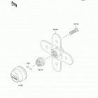 Brute Force 650 4x4i (KVF650-F8F) Задняя ступица колеса