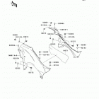 Brute Force 650 4x4i (KVF650-F8F) Боковые обтекатели