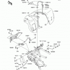 KFX700 (KSV700-A9F) Переднее крыло(ья)