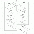 Brute Force 650 4x4i (KVF650-FCS) Owner's tools