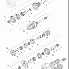 FLTRKSE 1TJH CVO ROAD GLIDE LIMITED (2022) TRANSMISSION GEARS