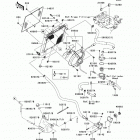 Brute Force 650 4x4i (KVF650-F8F) Радиатор