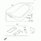 KFX50 (KSF50-B9F) Сидение