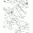 Brute Force 650 4x4i (KVF650-F8F) Переднее крыло(ья)