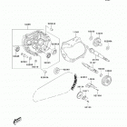 KFX90 (KSF90-A7F) Валы и вилки переключения передач