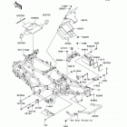 KFX700 (KSV700-A9F) Рама ,крепежные детали
