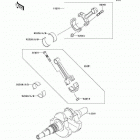 KFX700 (KSV700-B6F) Коленвал