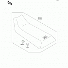 Bayou 250 (KLF250-A9F) Сидение