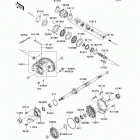 KFX700 (KSV700-A9F) Карданный вал - задний