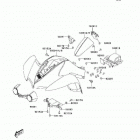 KFX50 (KSF50-B9F) Переднее крыло(ья)