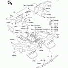 Prairie 360 (KVF360-B9F) Заднее крыло