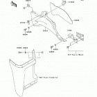 Prairie 360 (KVF360-B9F) Боковые обтекатели